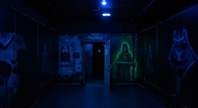 An horror themed escape room.