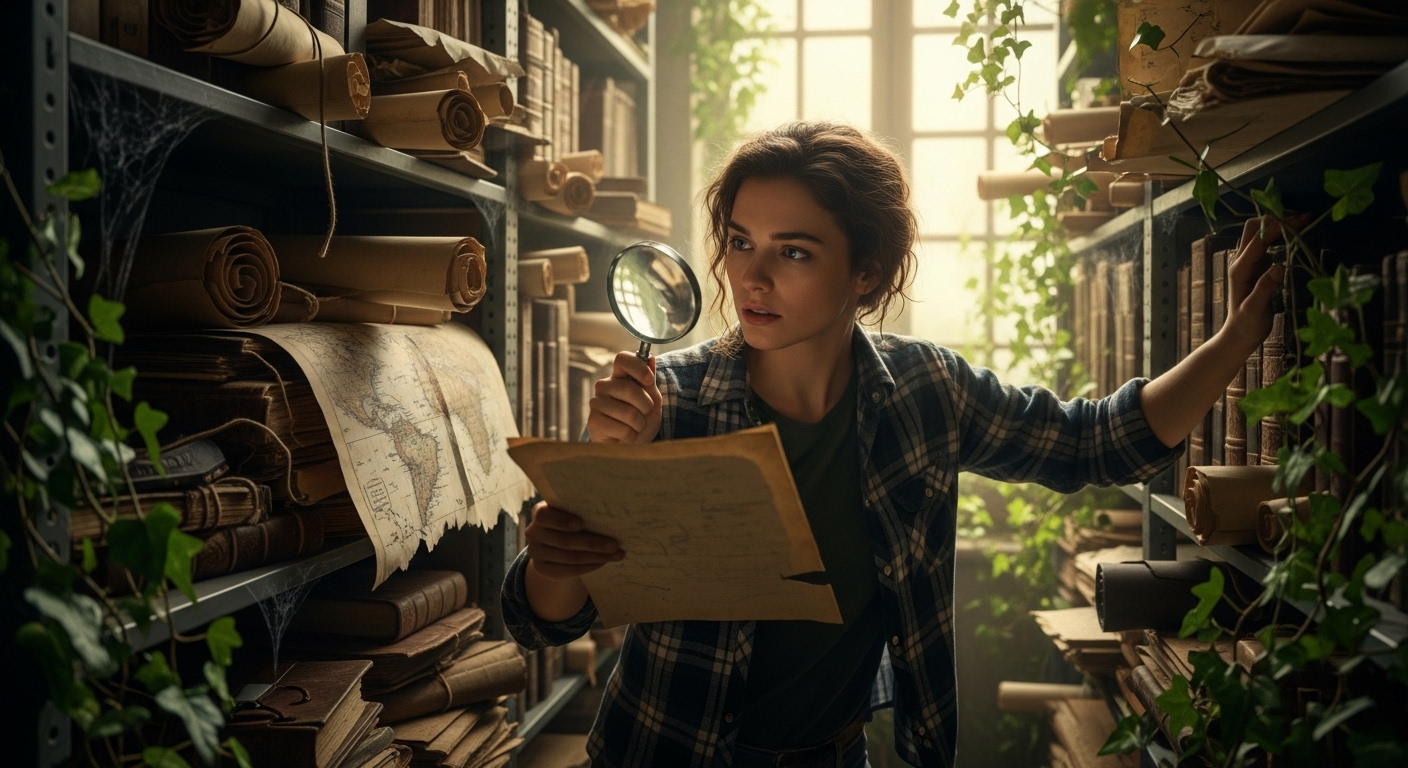 Clues emerge through timeworn pages