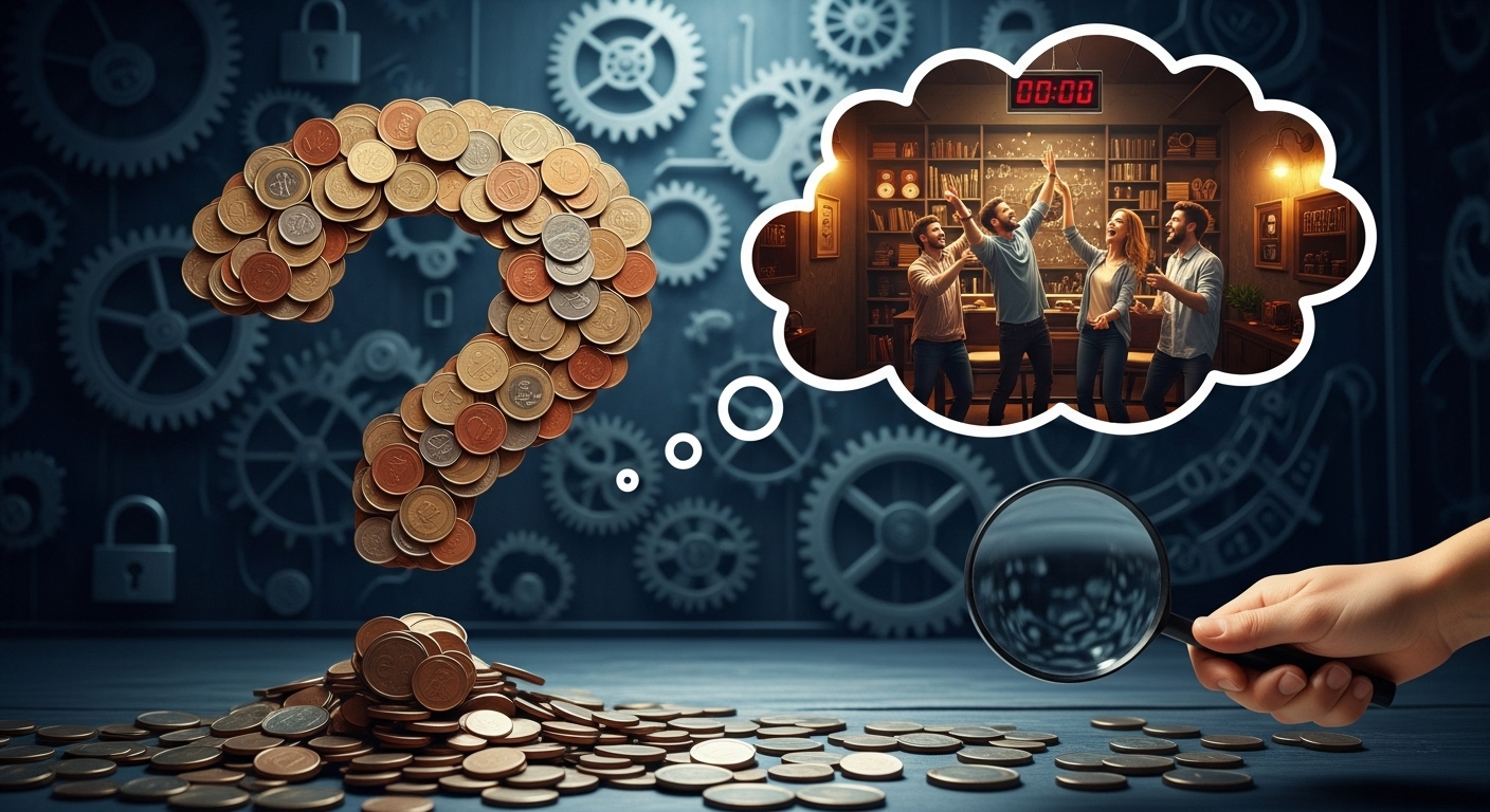 Coins, clues,countdown victory unlocked