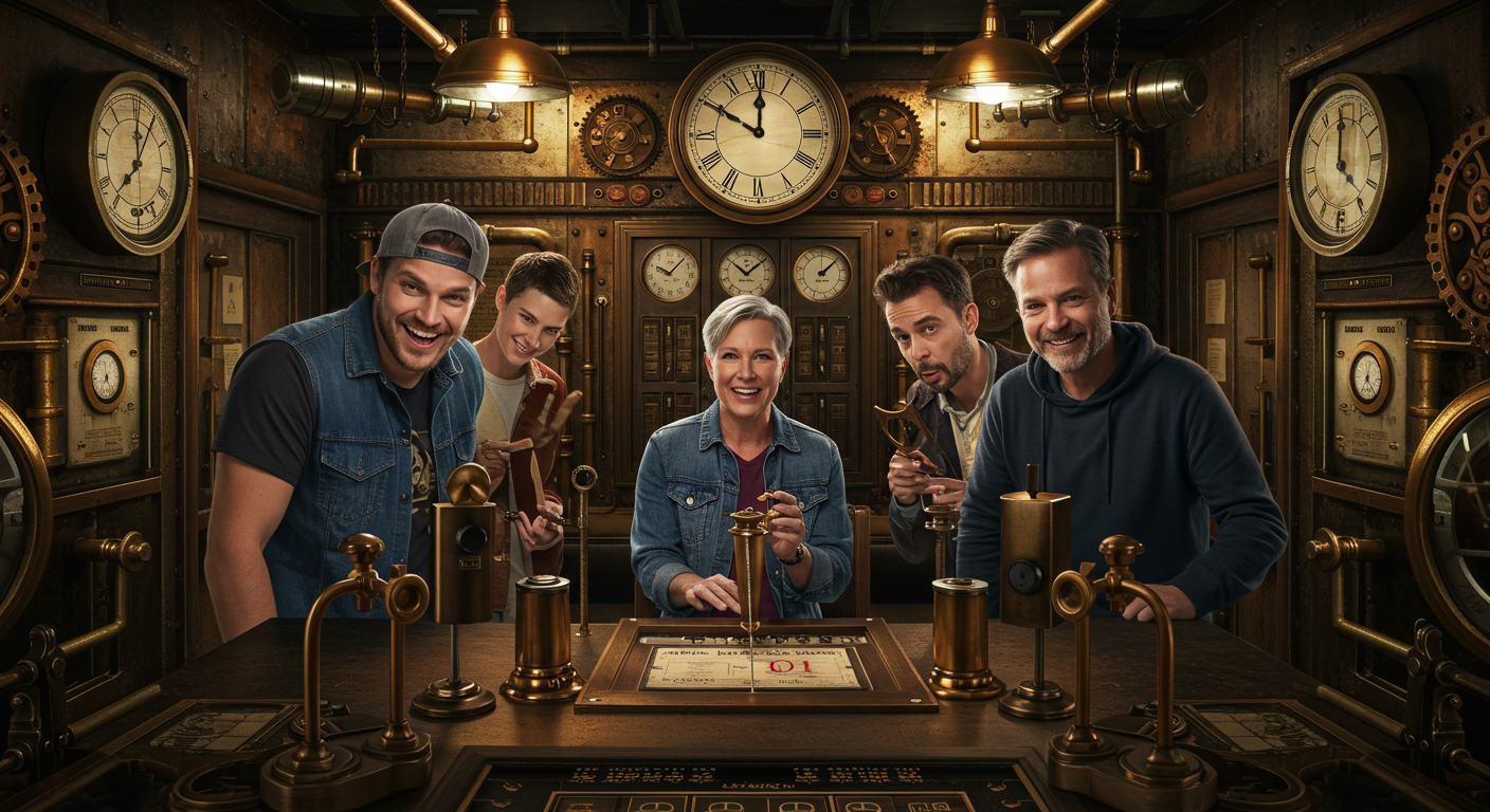 Smiles power brass-puzzle teamwork