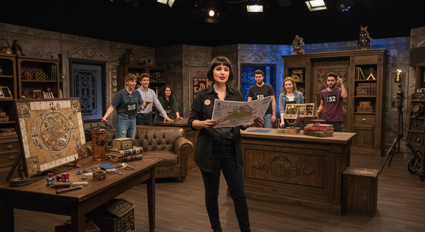 Contestants decode map for victory