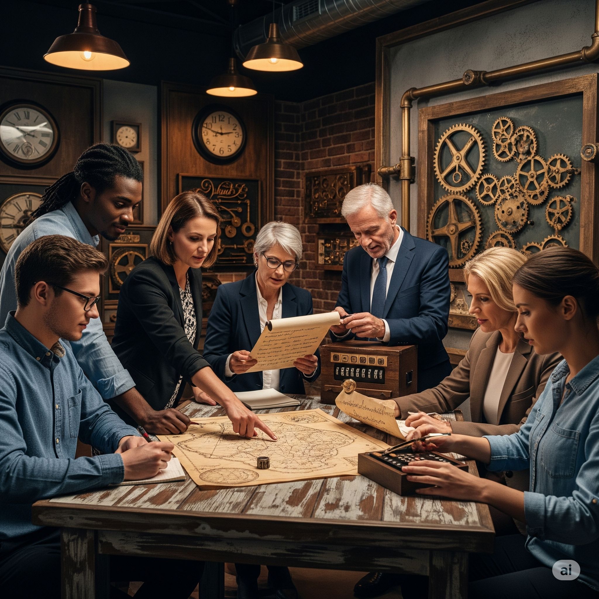 Team deciphers clues with precision