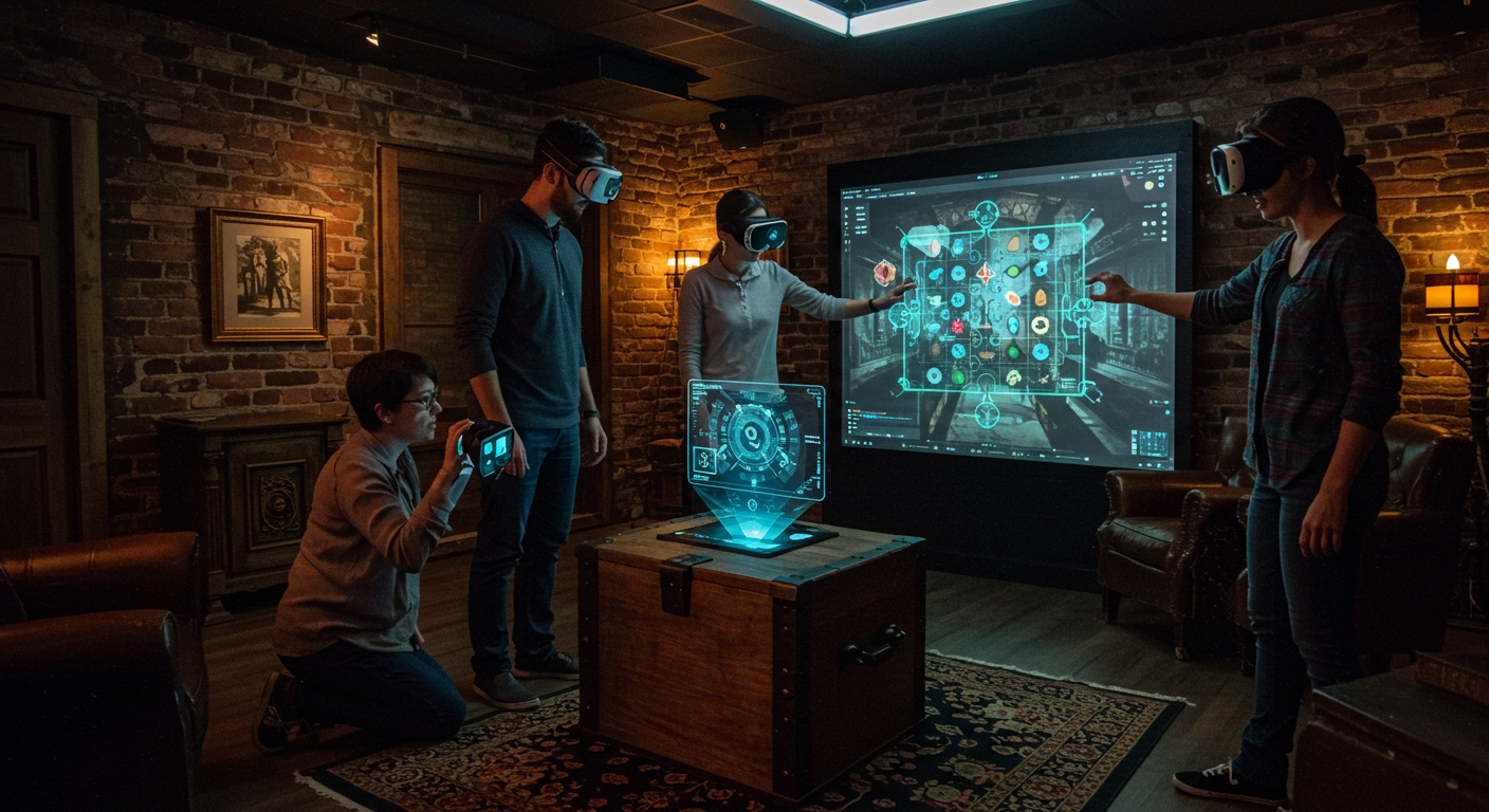 Virtual strategy unfolds through teamwork